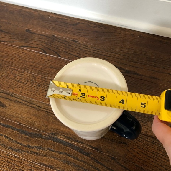 Rae Dunn Father’s Day “Dad’s Beer” Navy Blue/White Large Beer Mug - NWOT! - Picture 9 of 9